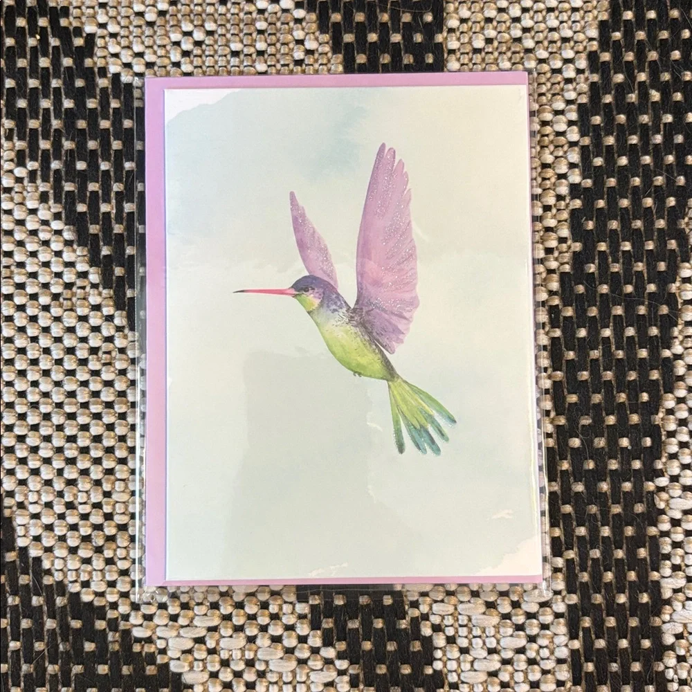 🆕Papyrus Hummingbird Birthday Greeting Card